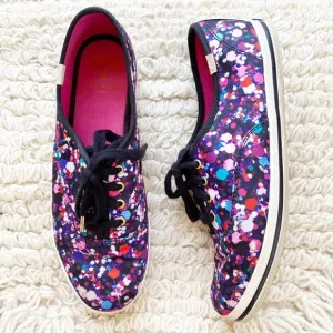 KATE SPADE x Keds confetti print low top sneakers 7.5