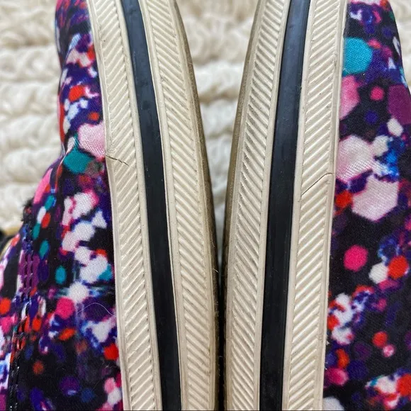 KATE SPADE x Keds confetti print low top sneakers 7.5