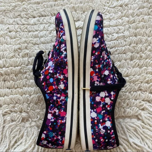 KATE SPADE x Keds confetti print low top sneakers 7.5