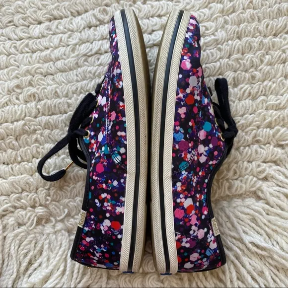 KATE SPADE x Keds confetti print low top sneakers 7.5