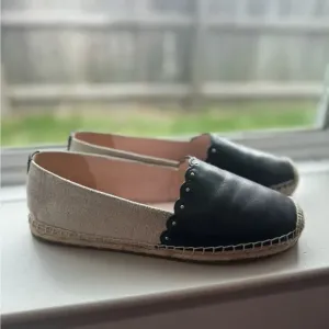 Kate Spade women’s Gardenia Espadrilles Natural   Black