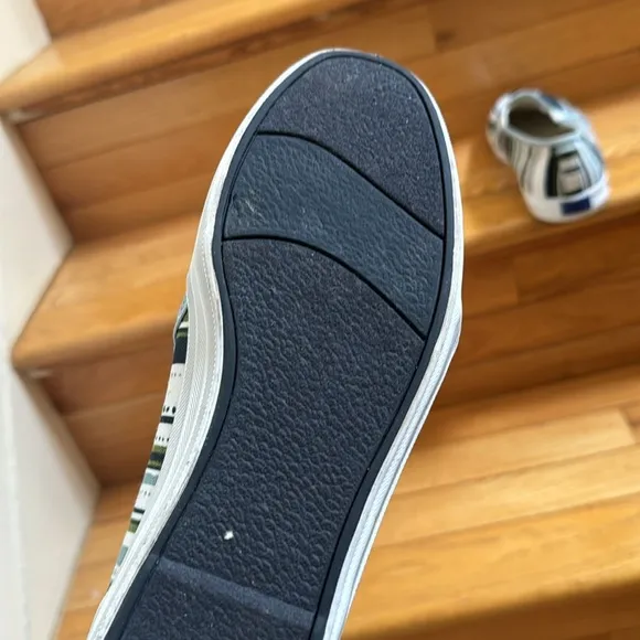 Keds Original Navy Stripes Loafers Excellent Condition Size 9