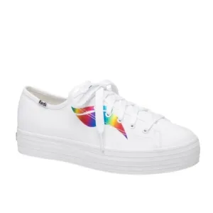 KEDS Triple Kick Platform Sneaker in White Size 7