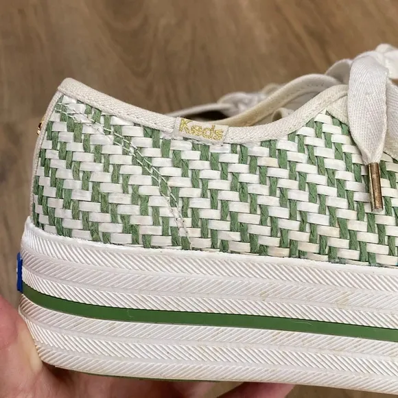 Keds X Kate Spade New York Triple Up Multi-woven Sneakers size 6.5