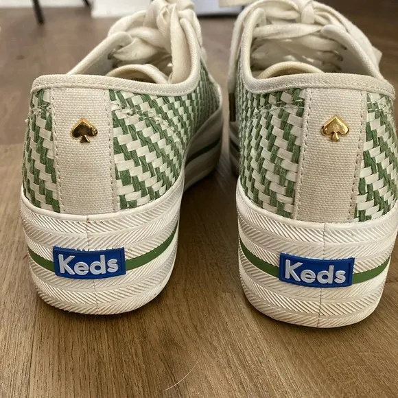 Keds X Kate Spade New York Triple Up Multi-woven Sneakers size 6.5