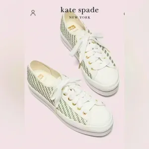 Keds X Kate Spade New York Triple Up Multi-woven Sneakers size 6.5