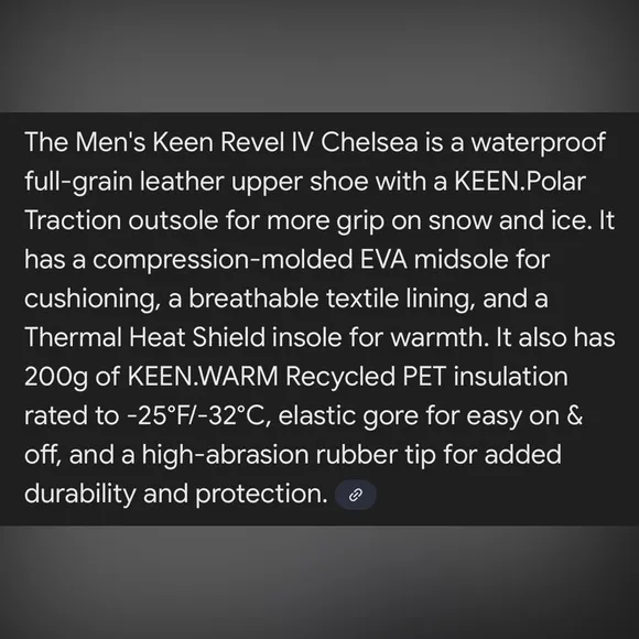 Keen Men's Revel IV Chelsea Waterproof Boots