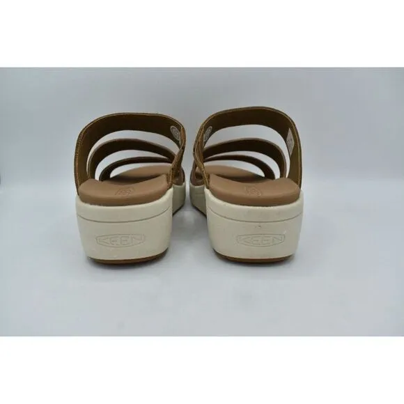 Keen Womens Size 10 Ellecity Toasted Coconut Fawn Nubuck Slip On Sandals Shoes