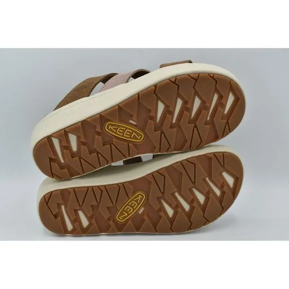 Keen Womens Size 10 Ellecity Toasted Coconut Fawn Nubuck Slip On Sandals Shoes