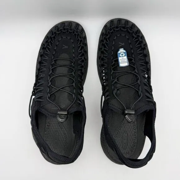 Keen Womens Uneek Astoria Sandals US 10.5 EU 41 Black Lightweight NIB