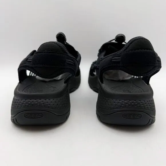 Keen Womens Uneek Astoria Sandals US 10.5 EU 41 Black Lightweight NIB