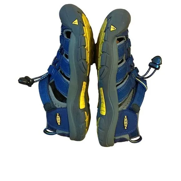 Keen Big Kids Newport H2 Sandals Blue Depths/Gargoyle Size 3