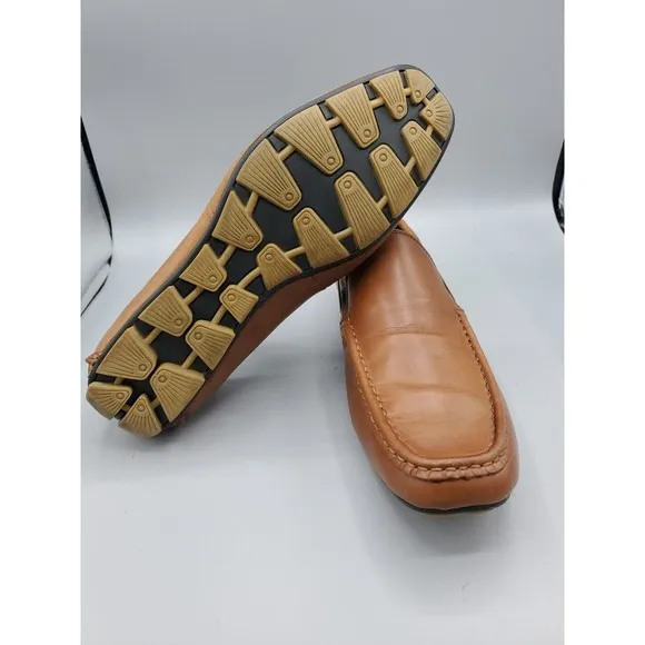 Kenneth Cole Reaction Mens Shoes  Driving Loafers Leather Sz 10 Traffic Light