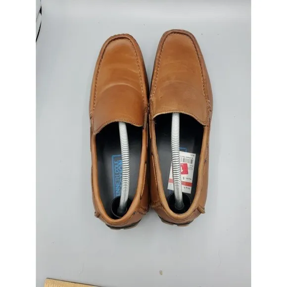 Kenneth Cole Reaction Mens Shoes  Driving Loafers Leather Sz 10 Traffic Light