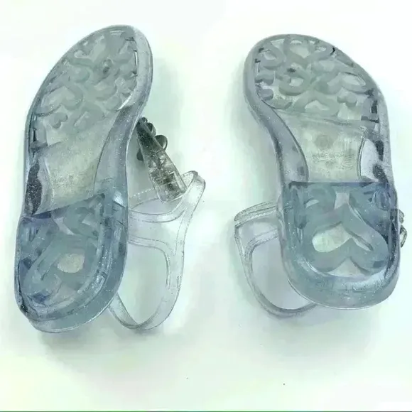 kenneth cole reaction sandals 5 blue gem jelly Y2k