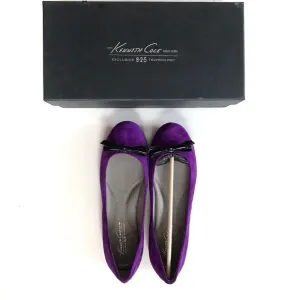 Kenneth Cole Sweetoria Flats in Purple Plum Sz 9 New