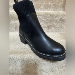 Kensie ankle Chelsea boot black Sz 9
