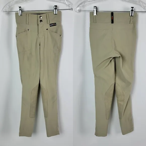 KERRITS  Crossover II Knee Patch BREECHES Girls Sz Small