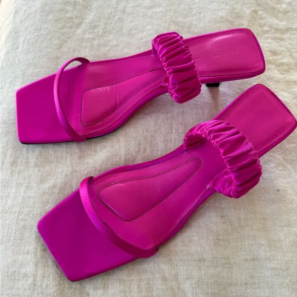 Khaite Satin Sandals