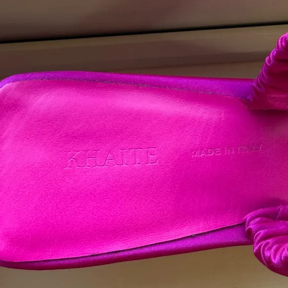 Khaite Satin Sandals