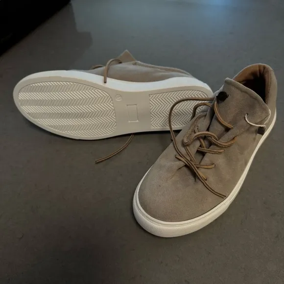 Kjore Project suede grey low-top sneakers