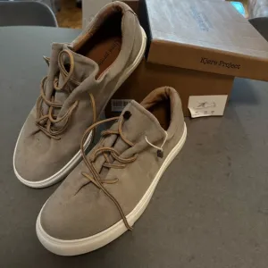 Kjore Project suede grey low-top sneakers