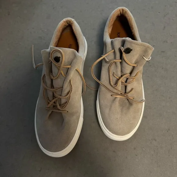 Kjore Project suede grey low-top sneakers
