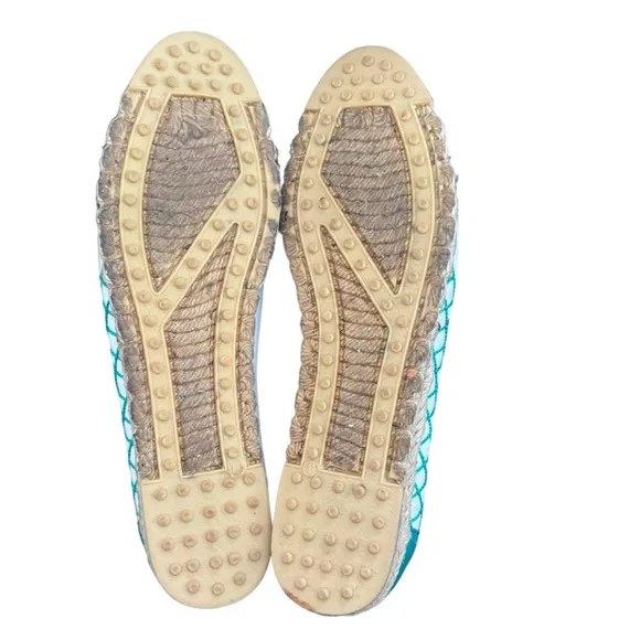Knights LTD Made in Spain women's Leather EspadrilleFlats Tennis Design Size 11
