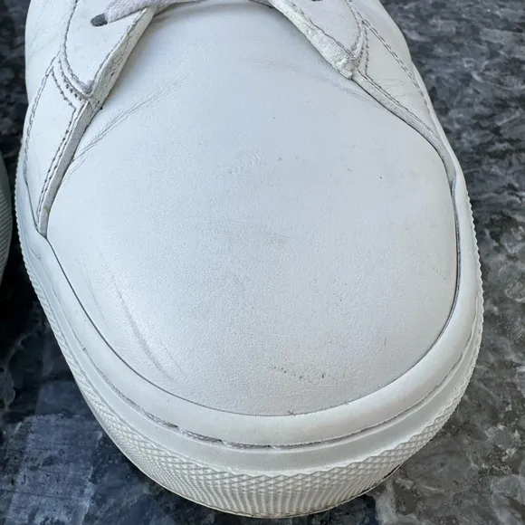 KOIO Men’s Capri Leather Low Top Sneakers White Size 48.