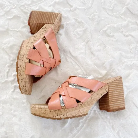 Kork Ease Charis Block Heel Sandal Size 11 New