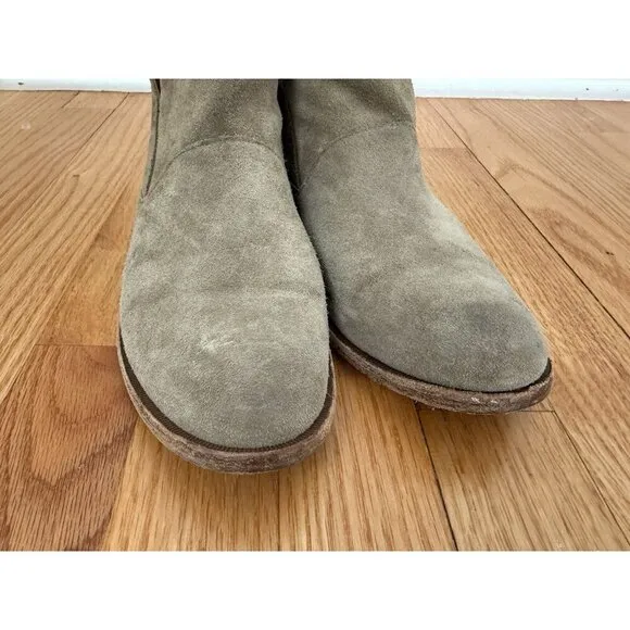 Kork-Ease Womens Ryder TAN Ankle Boots Size 7.5M Chelsea Leather Suede