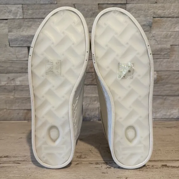 Kurt Geiger London Womens 40.5 Kensington Leather/Suede Platform Cupsole Sneaker