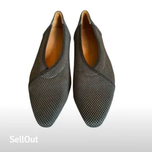 L'Amour Des Pieds Women's Black Knitted Slip-On Flats Size 8, Standard