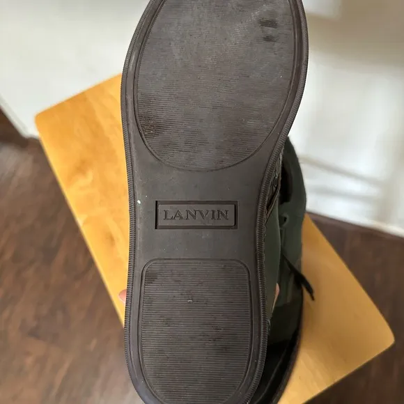 Lanvin Low Top Leather Sneakers