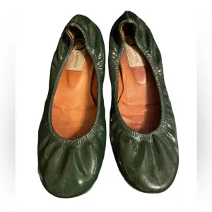 LANVIN PATENT LEATHER FLATS