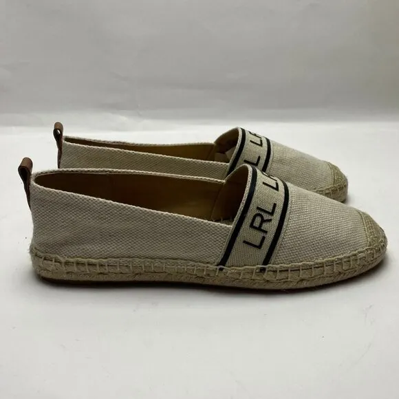 LAUREN BY RALPH LAUREN Caylee III Canvas Espadrille Size 7.5