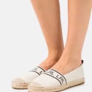 LAUREN RALPH LAUREN Caylee Logo-Print Espadrilles Size 10