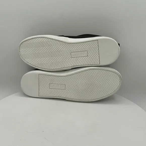 Lauren Ralph Lauren Haddley Slip On Low Top Womens Sneakers Size 9.5 Color Black