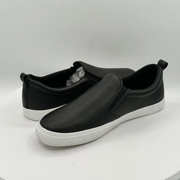 Lauren Ralph Lauren Haddley Slip On Low Top Womens Sneakers Size 9.5 Color Black