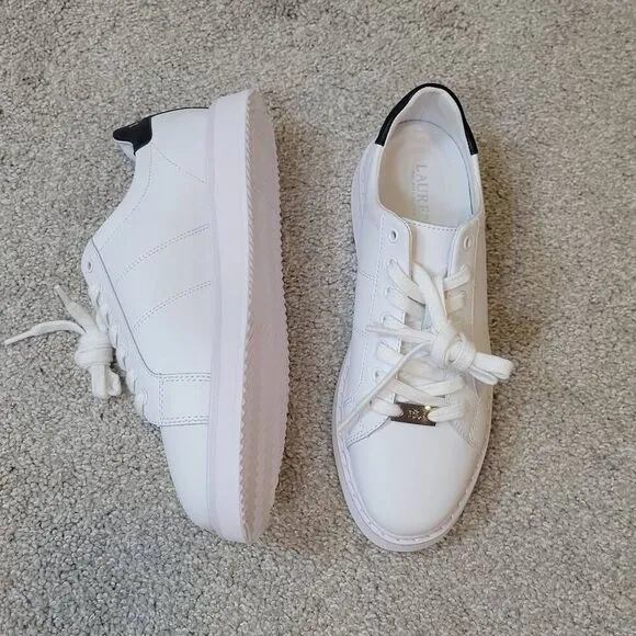 LAUREN RALPH LAUREN Women's Angeline Lace-Up Sneakers Size 10
