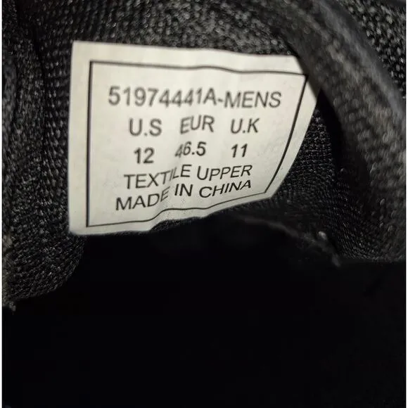 Levi's Men Miles Pin Perf US 12M Low Top Black Burgundy Lace Up Sneakers