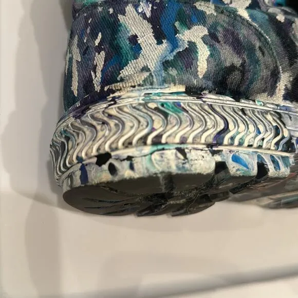 Levi’s Men’s Abstract Handpainted Combat Boots