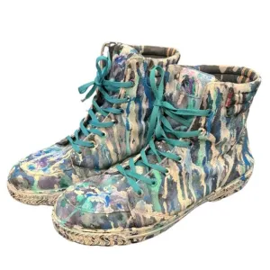 Levi’s Men’s Abstract Handpainted Combat Boots