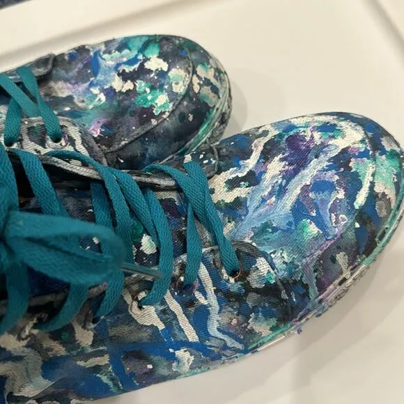 Levi’s Men’s Abstract Handpainted Combat Boots