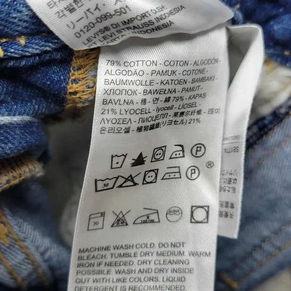 Levi’s Premium Denim Overalls Women’s XS Blue Jean Adjustable Strap Vintage