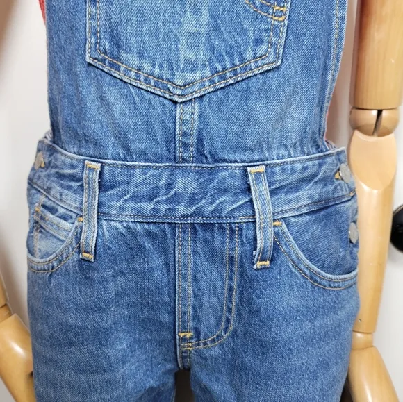 Levi’s Premium Denim Overalls Women’s XS Blue Jean Adjustable Strap Vintage