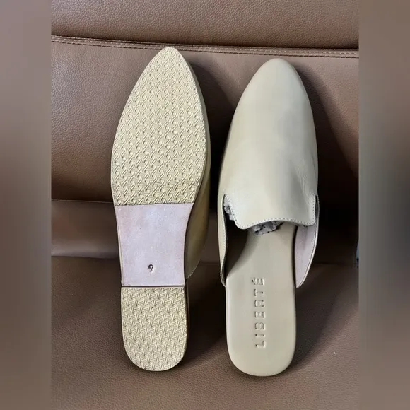Liberte The Modern Mule in Cream Women’s Sz 9