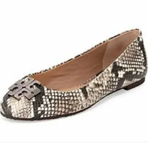 Like new Tory Burch Lowell 2 snake flats