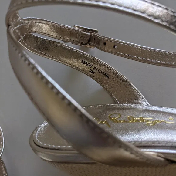 {Lilly Pulitzer} Brand New Emmie Wedge Sandals