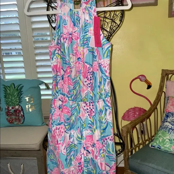 Lilly Pulitzer NWT Bowen Skort Romper Blue Ibiza Gimme Juice Size XXS,XS